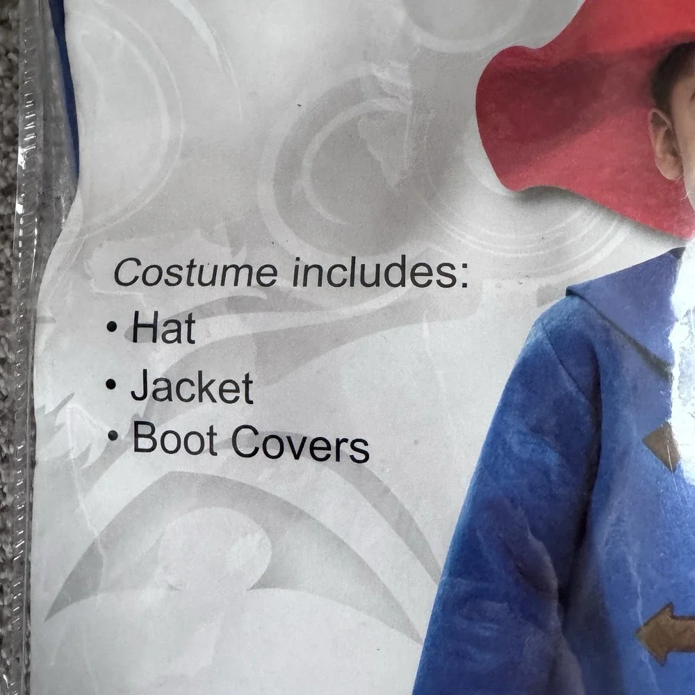 Blue Coat Red Hat Red Boots Bear Toddler Halloween‎ Dress Up Theater Costume